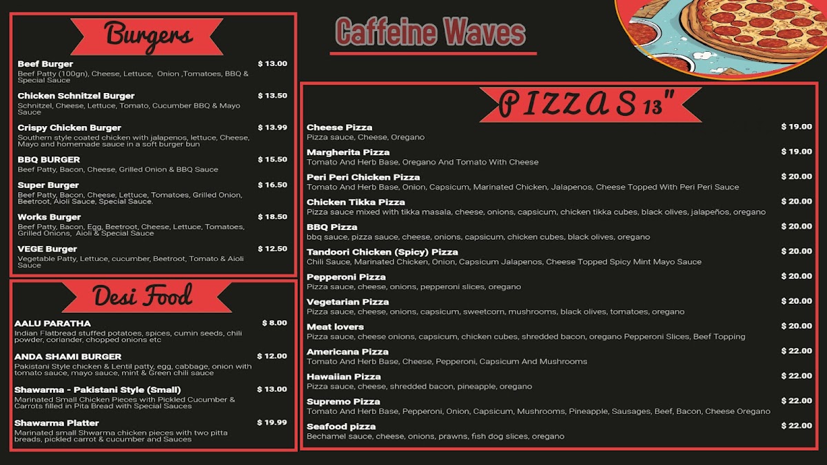 CAFFEINE WAVES Photo Menu 2