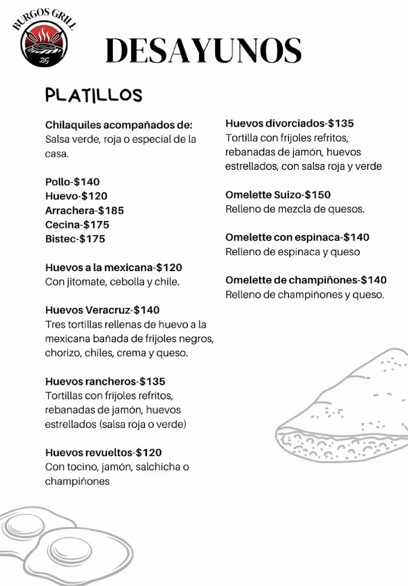 Burgos Grill Photo Menu 10