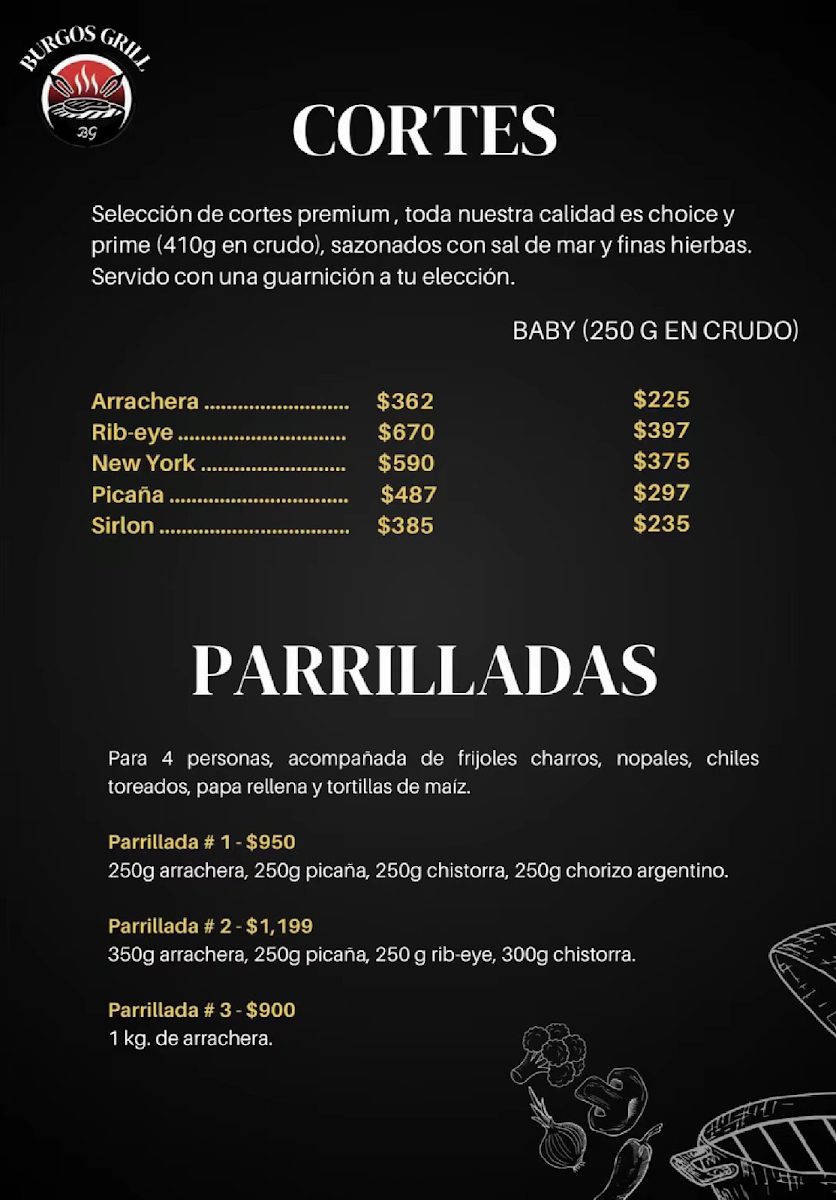 Burgos Grill Photo Menu 3