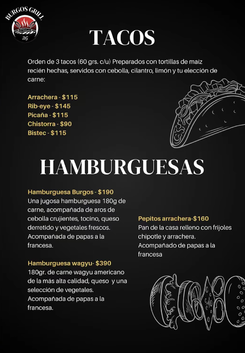 Burgos Grill Photo Menu 6