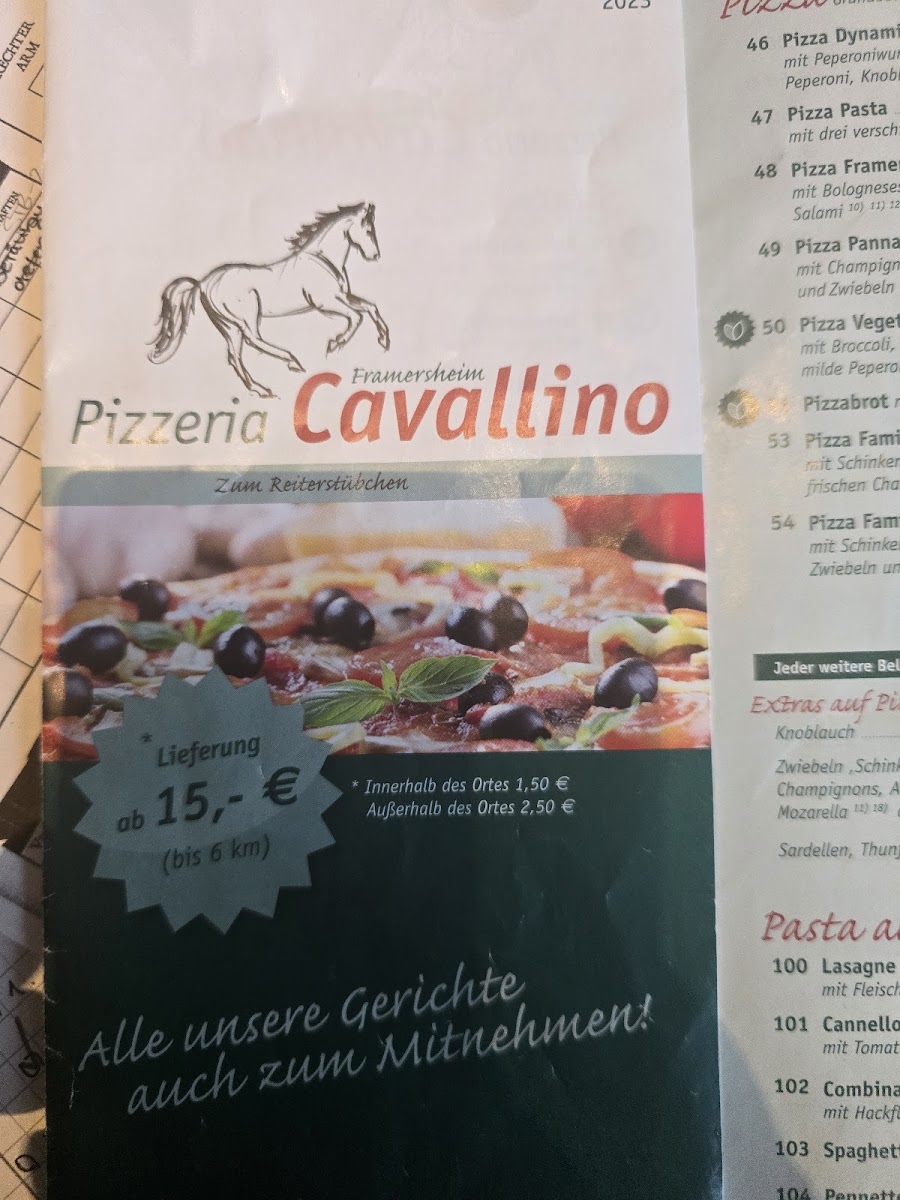 Pizzeria Cavallino (Reiterstübchen) Photo Menu 10