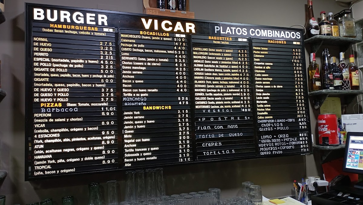 Restaurante Burguer Vicar Photo Menu 2