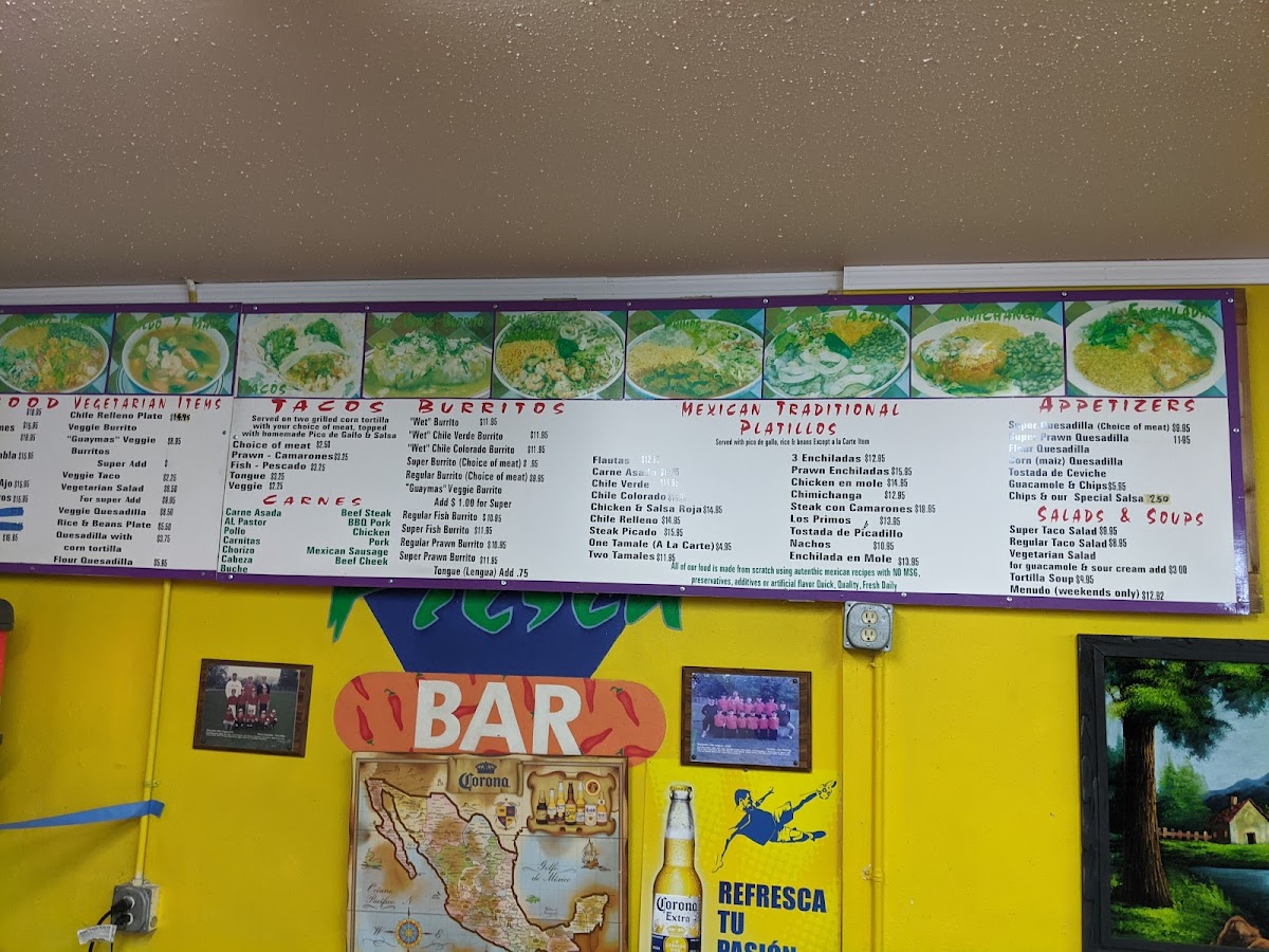 Tacos Guaymas Photo Menu 9