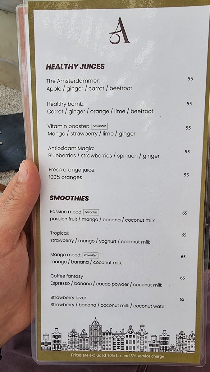 Amsterdam Restaurant Gili Trawangan Photo Menu 8