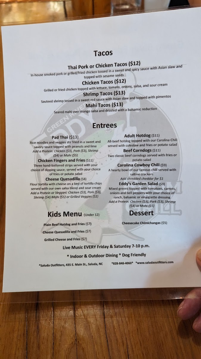 Green River Eddy's Tap Room & Grill Photo Menu 5