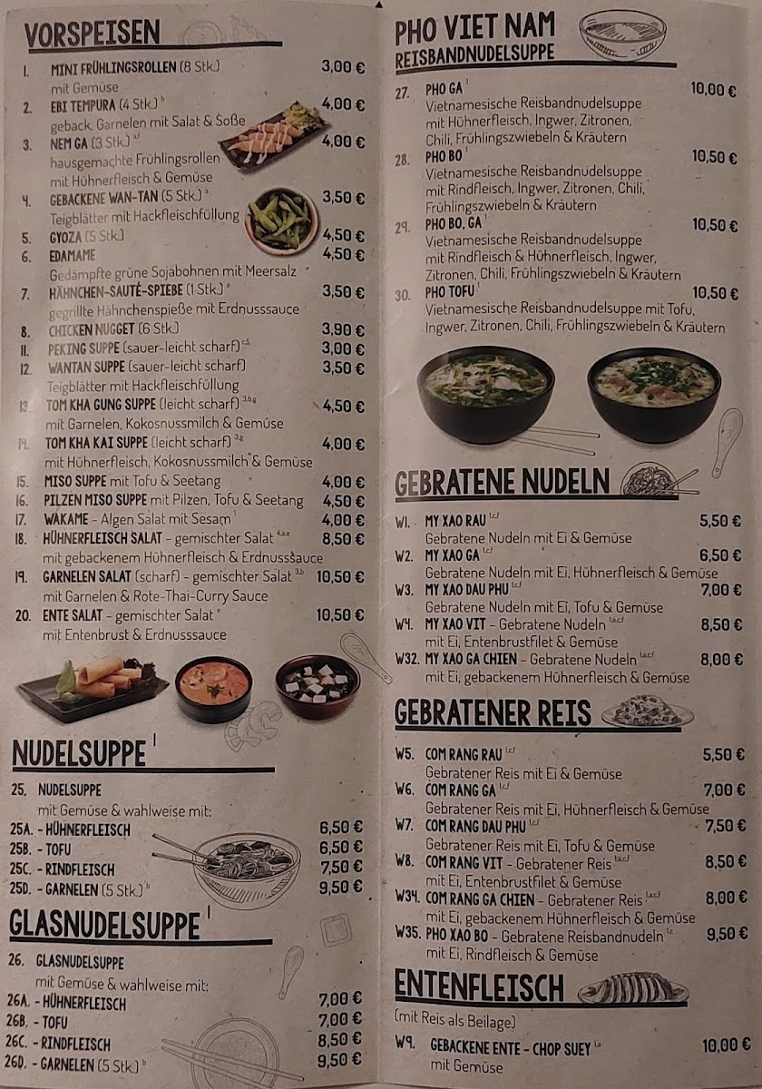 Mahn Diep Asia Bistro Photo Menu 1