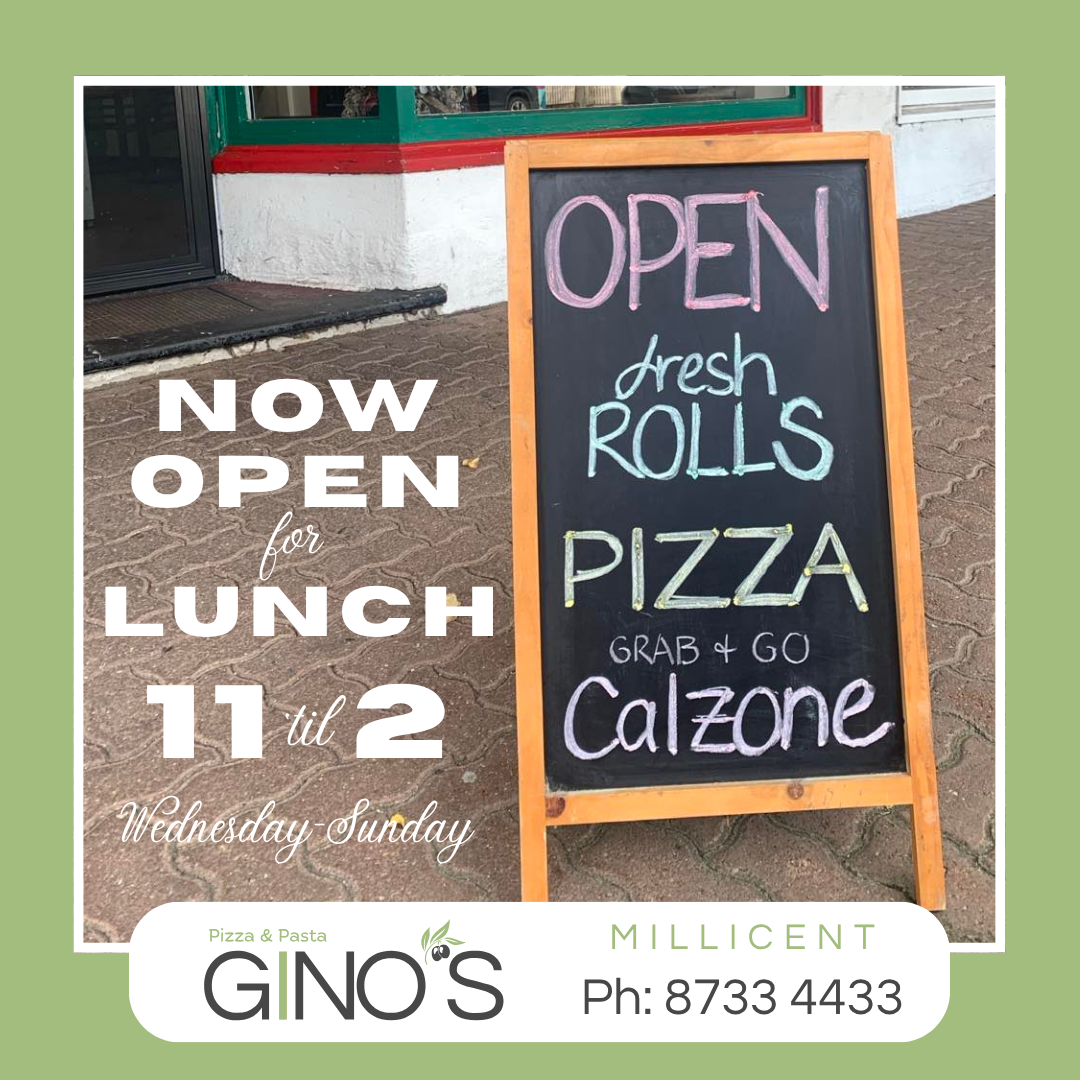 Gino's Pizza & Pasta - Millicent Photo Menu 10