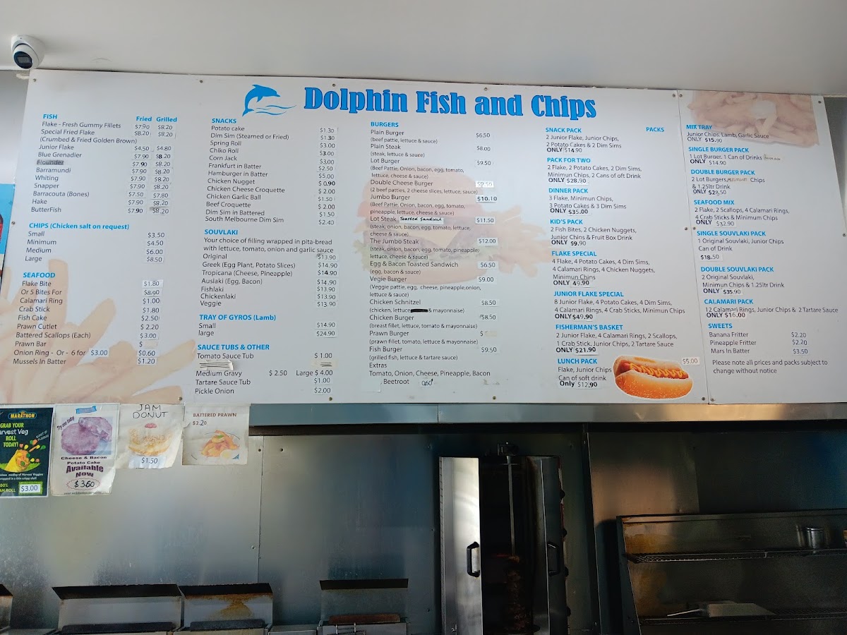 Dolphin Fish & Chips Photo Menu 2