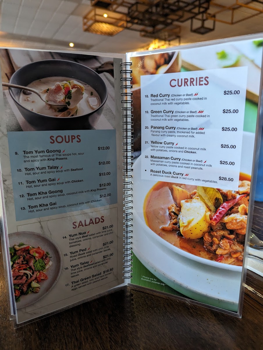 Warragul Thai Restaurant Photo Menu 7