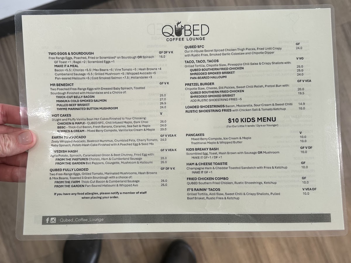 Qubed Coffee Lounge Photo Menu 9