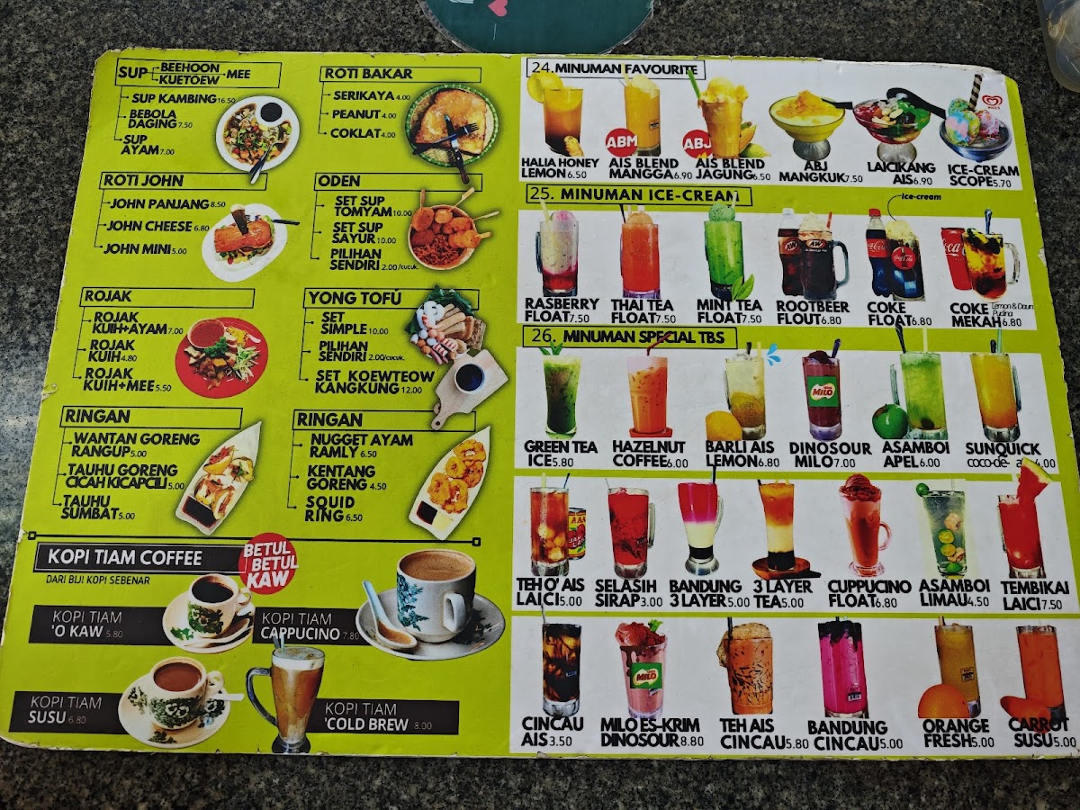 Restoran Tasek Bera Station (TBS) Photo Menu 2