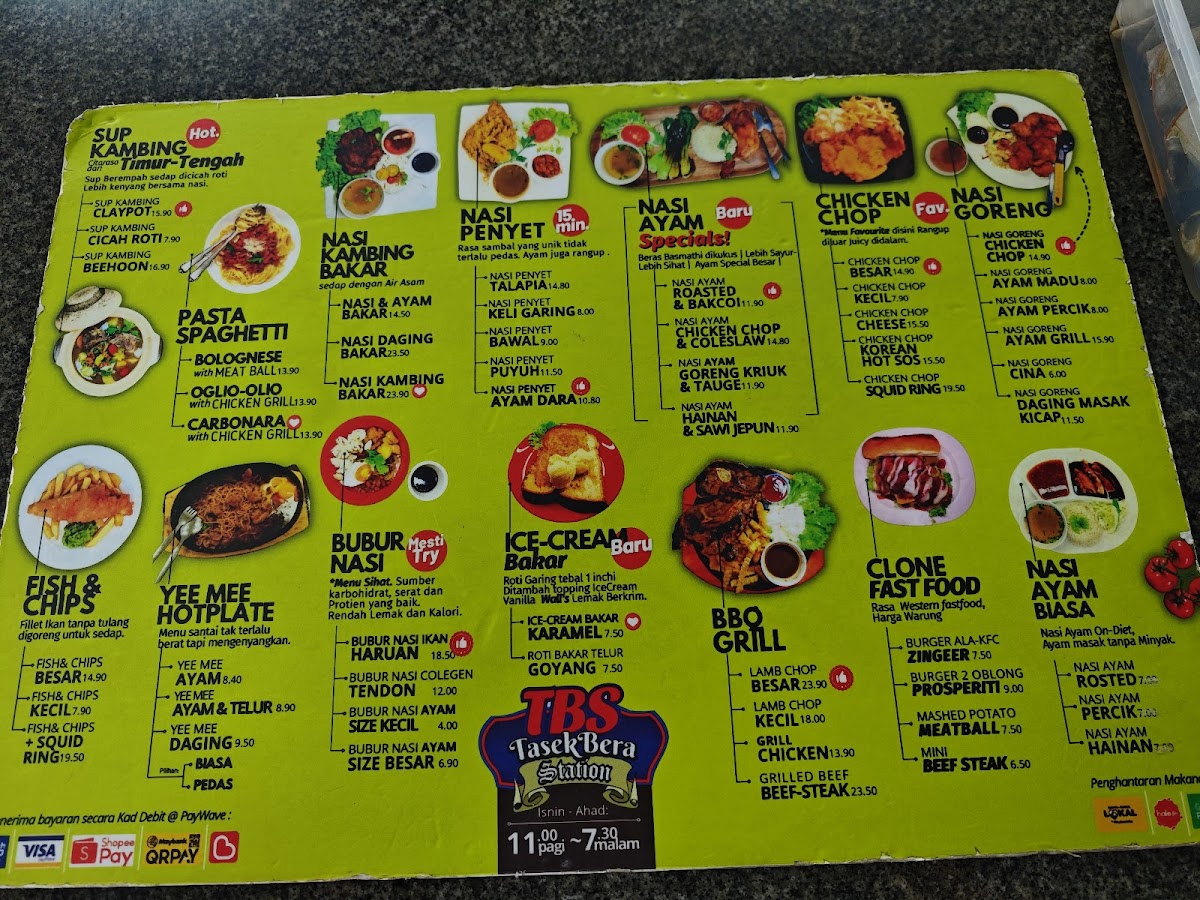 Restoran Tasek Bera Station (TBS) Photo Menu 3
