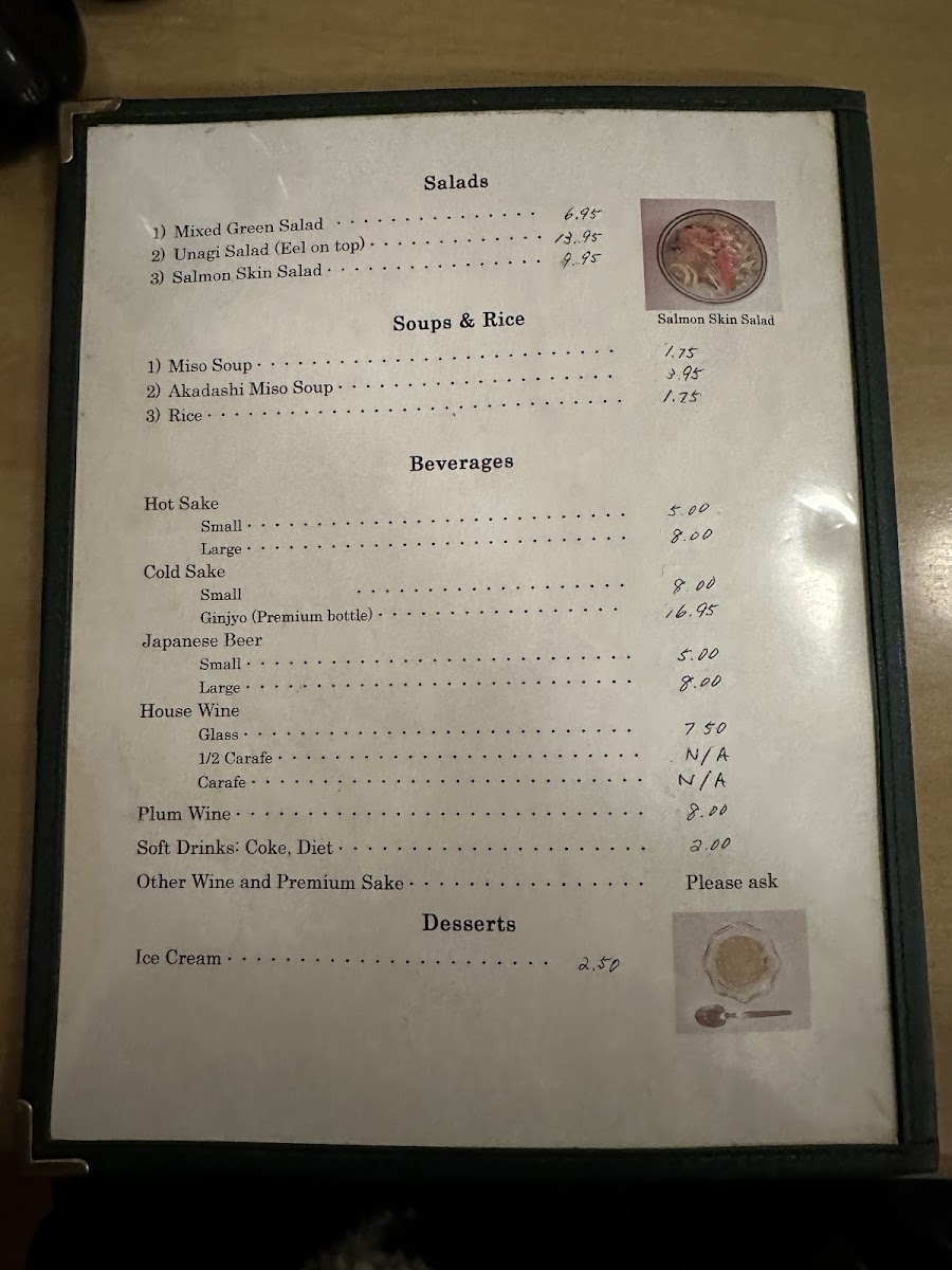 Sushi Sai Japanese Restaurant Photo Menu 10