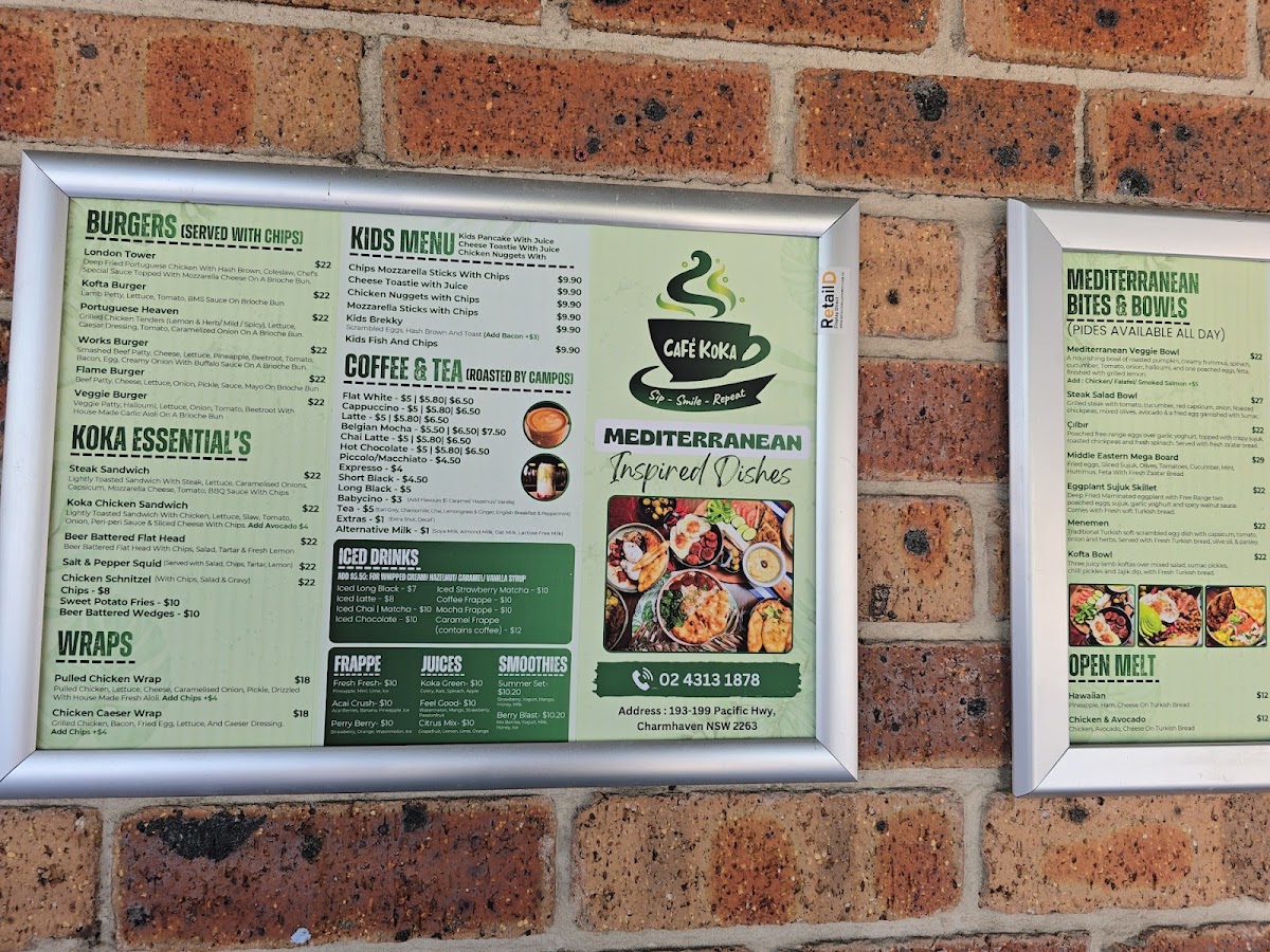 Cafe Koka Photo Menu 3