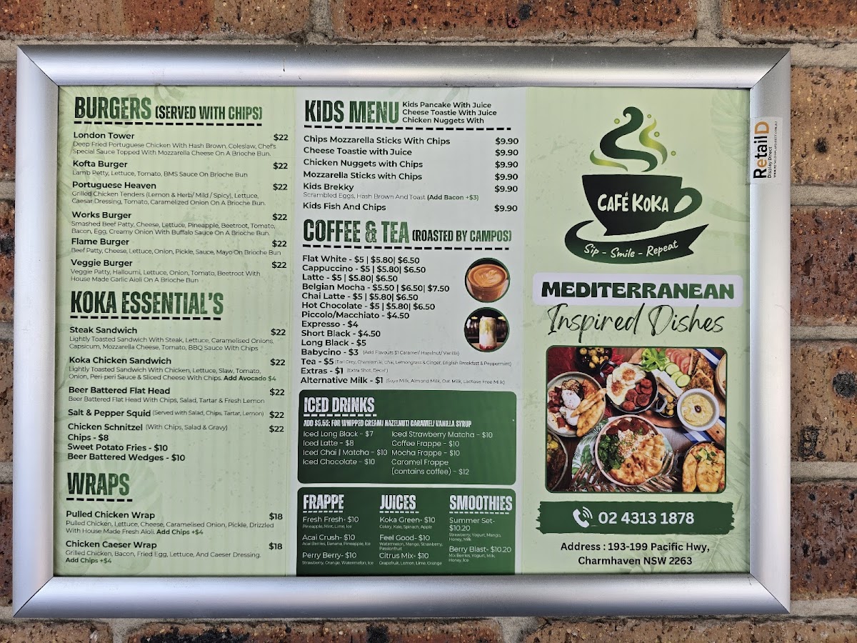 Cafe Koka Photo Menu 4