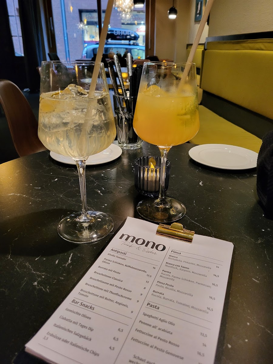 mono trink & essbar Photo Menu 8