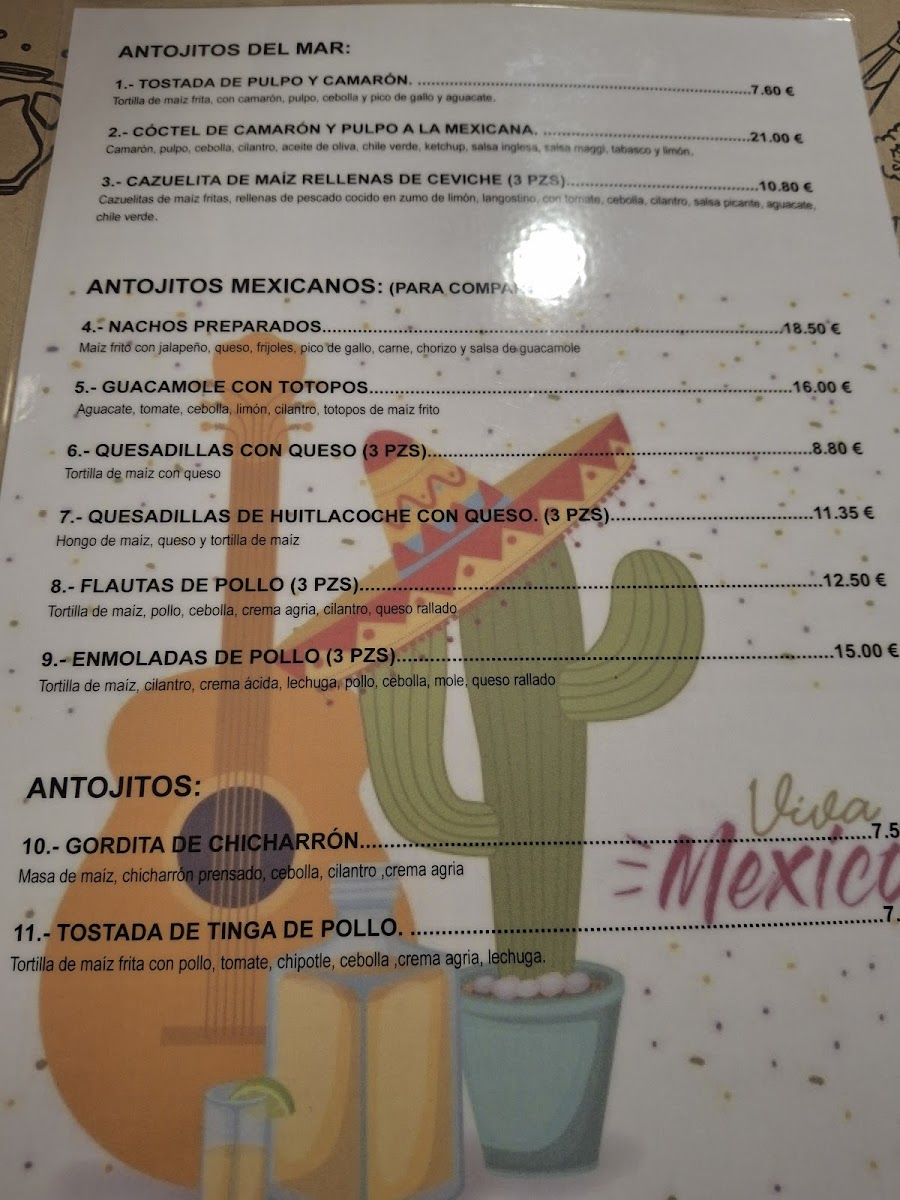 Bar On Egin Antojitos Mexicanos Photo Menu 4