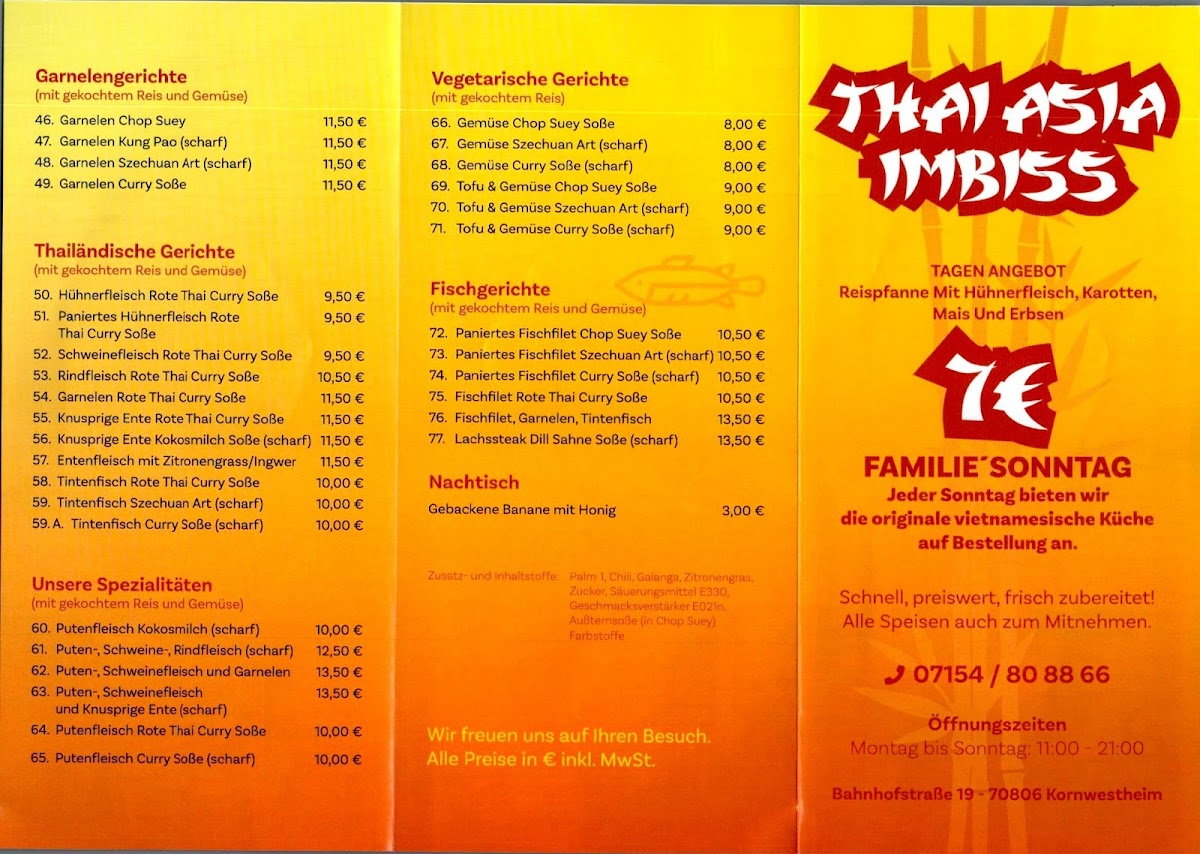 Thai Asia Imbiss Photo Menu 7