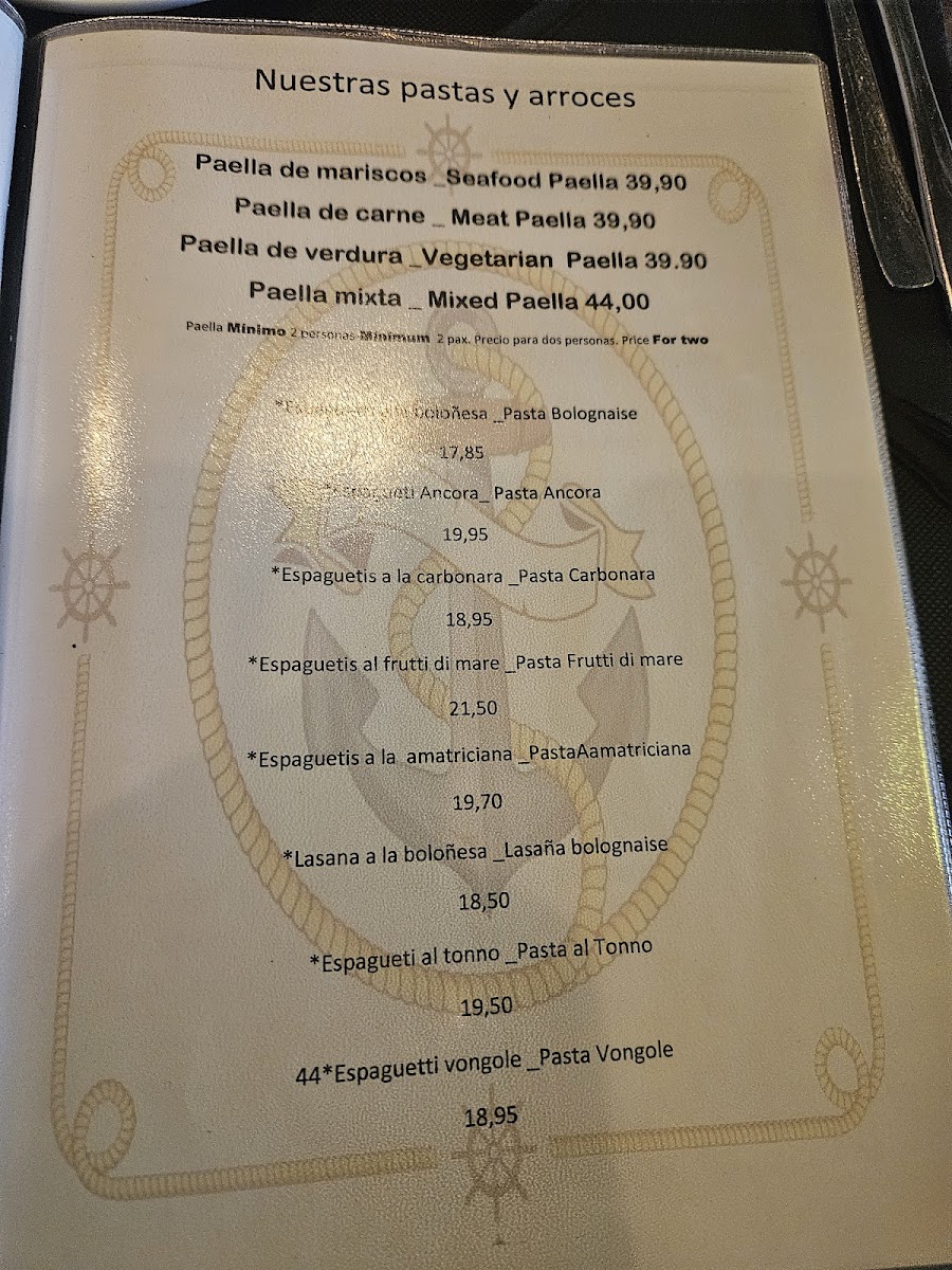 Restaurante Áncora Photo Menu 8