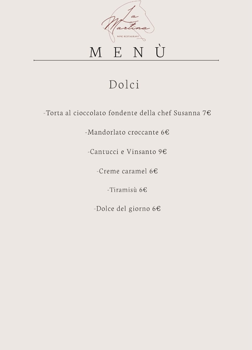 Ristorante La Martina Photo Menu 3