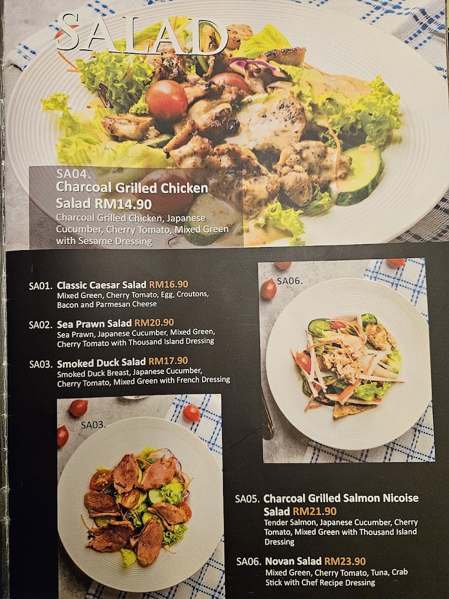 Novan restaurant X austin crest Photo Menu 2