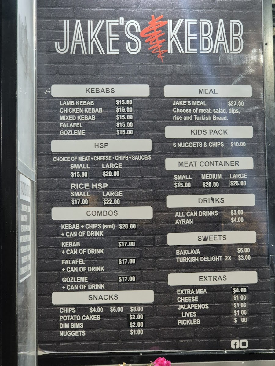 Jake's Kebab Photo Menu 3