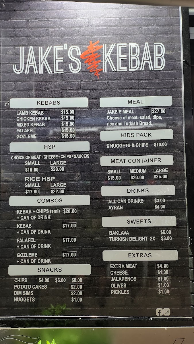 Jake's Kebab Photo Menu 4