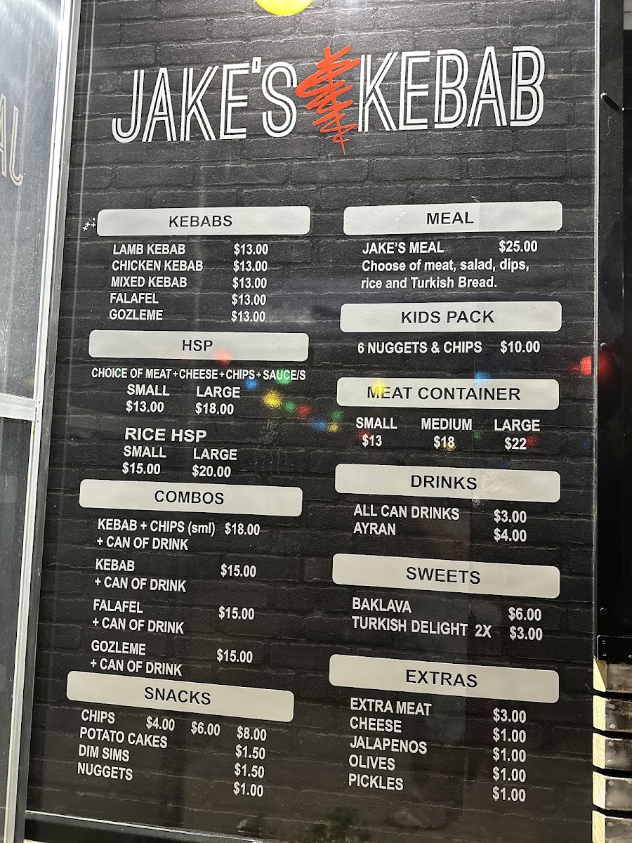 Jake's Kebab Photo Menu 6
