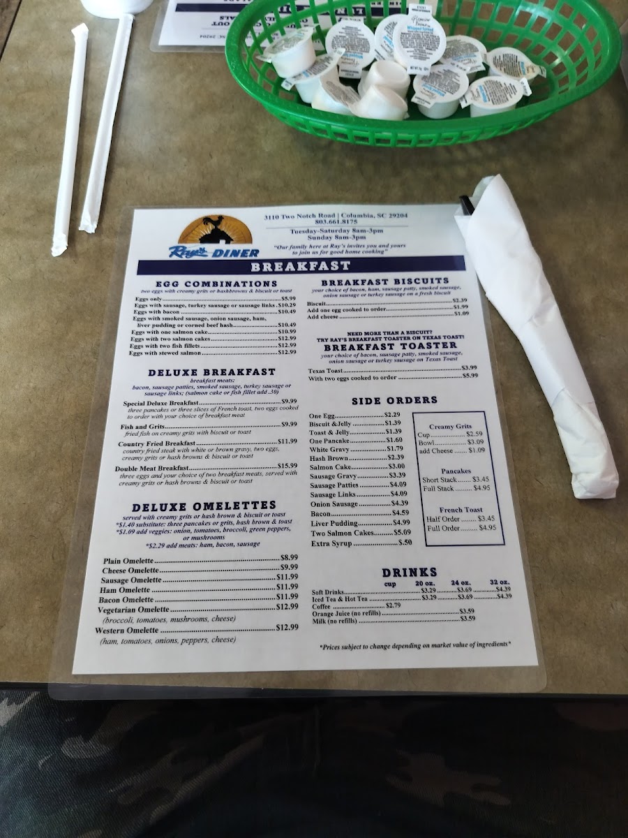 Ray's Diner Photo Menu 5