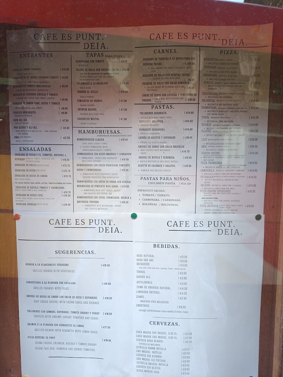 Café Es Punt Photo Menu 1