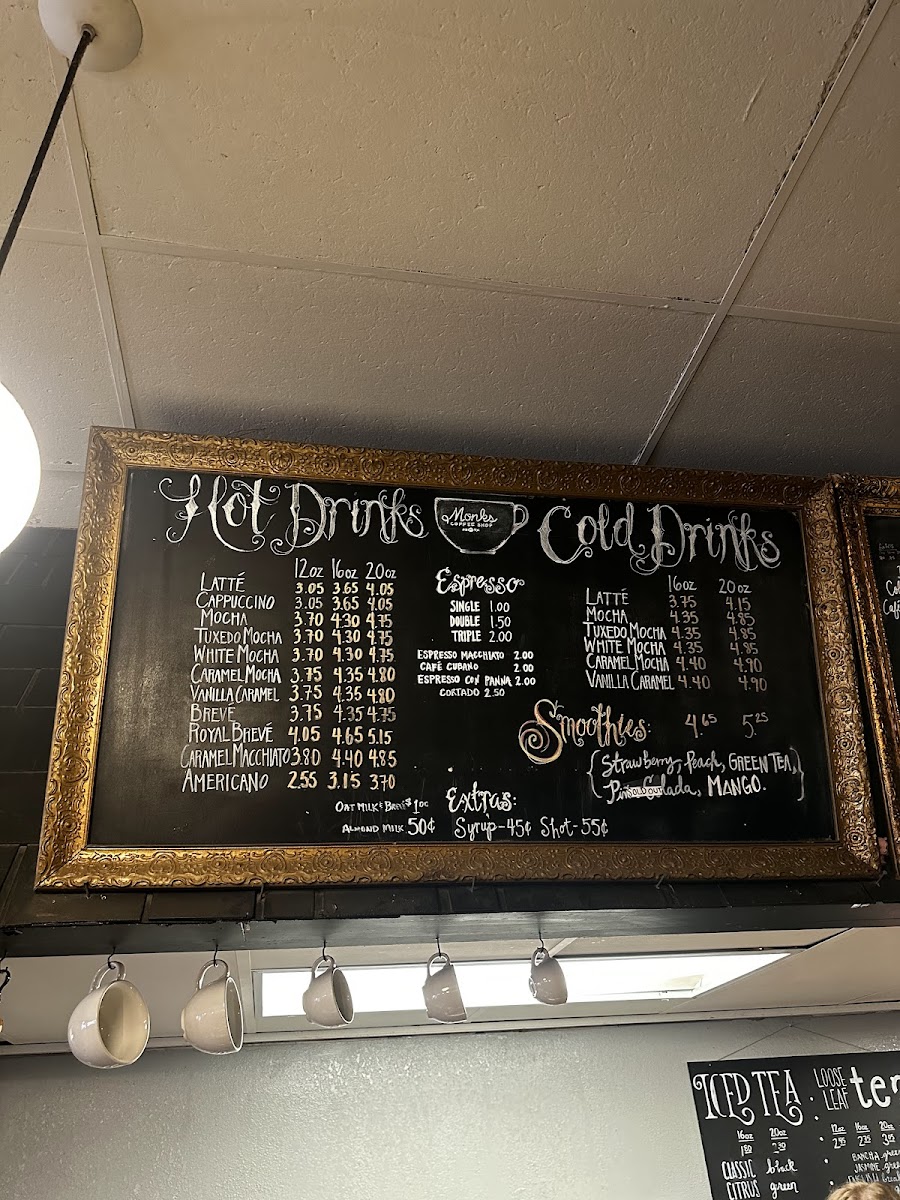 Monks Coffee Shop Photo Menu 4