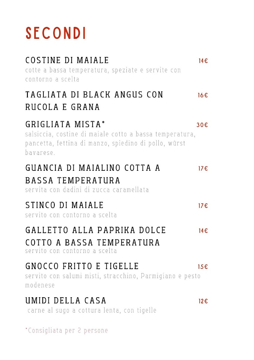 Osteria Modenese in Bocciofila Photo Menu 4