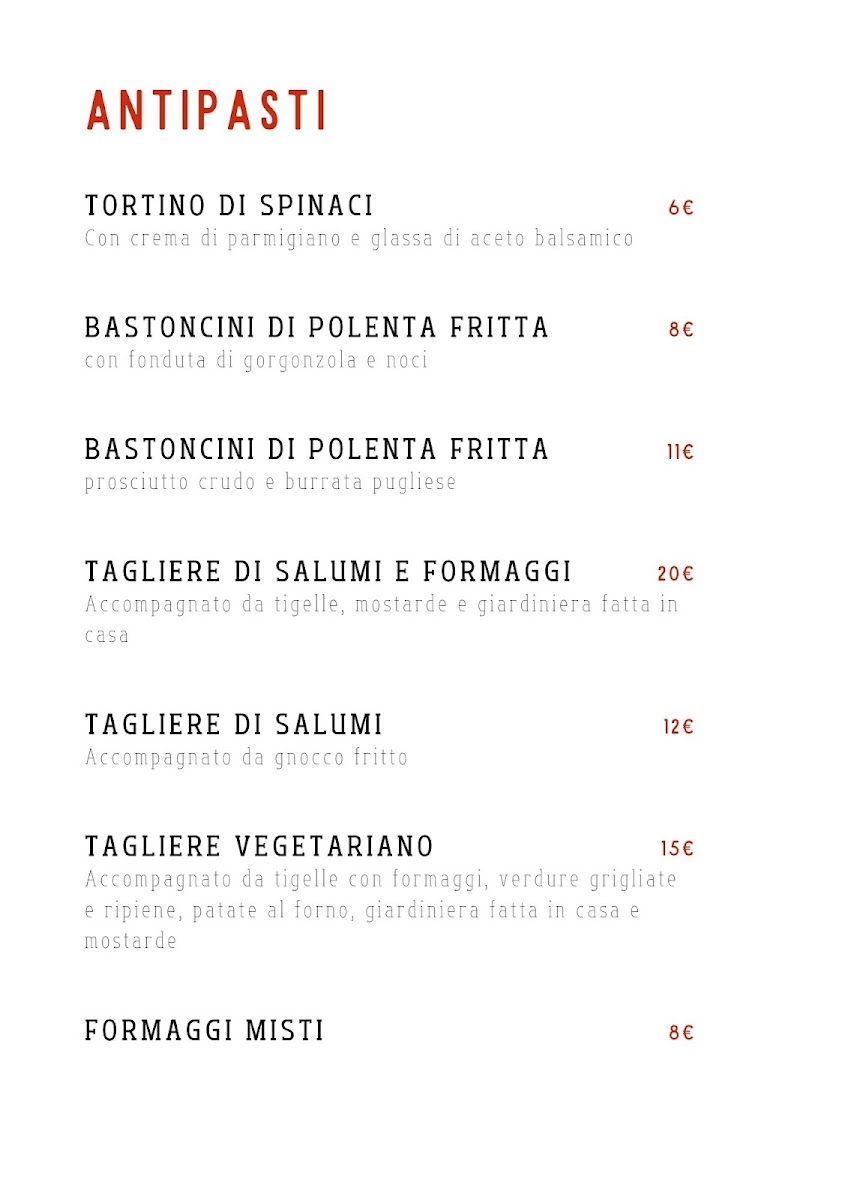 Osteria Modenese in Bocciofila Photo Menu 5