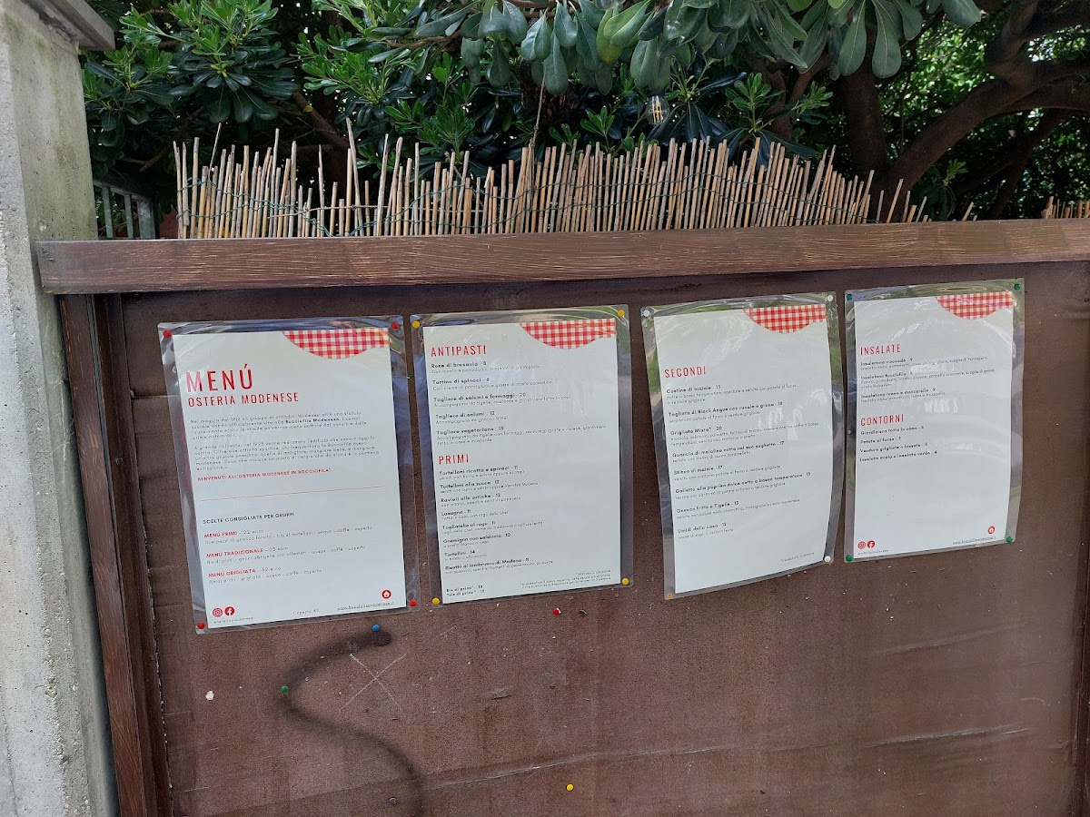 Osteria Modenese in Bocciofila Photo Menu 9