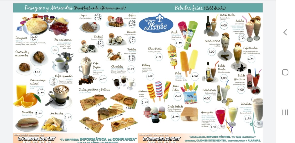 La Ibense Photo Menu 9