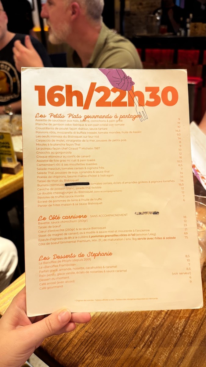 Bistroquet Toulouse Photo Menu 5