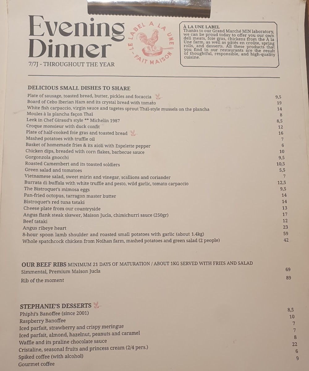 Bistroquet Toulouse Photo Menu 8