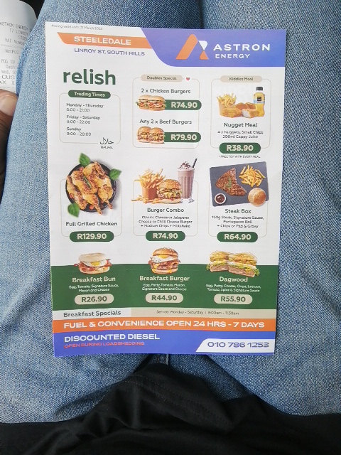 Relish Steeledale Photo Menu 4