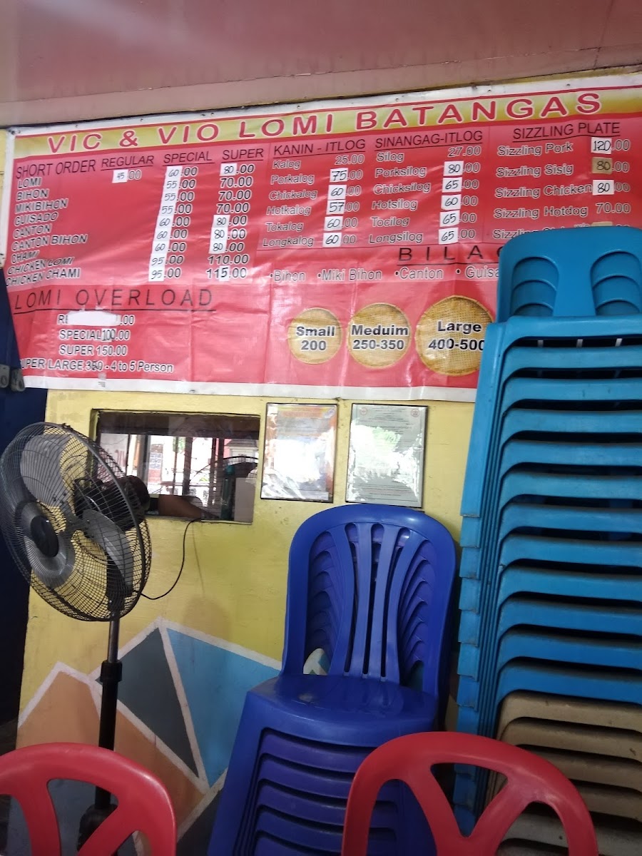Vic&Vio Lomi Batangas Photo Menu 2