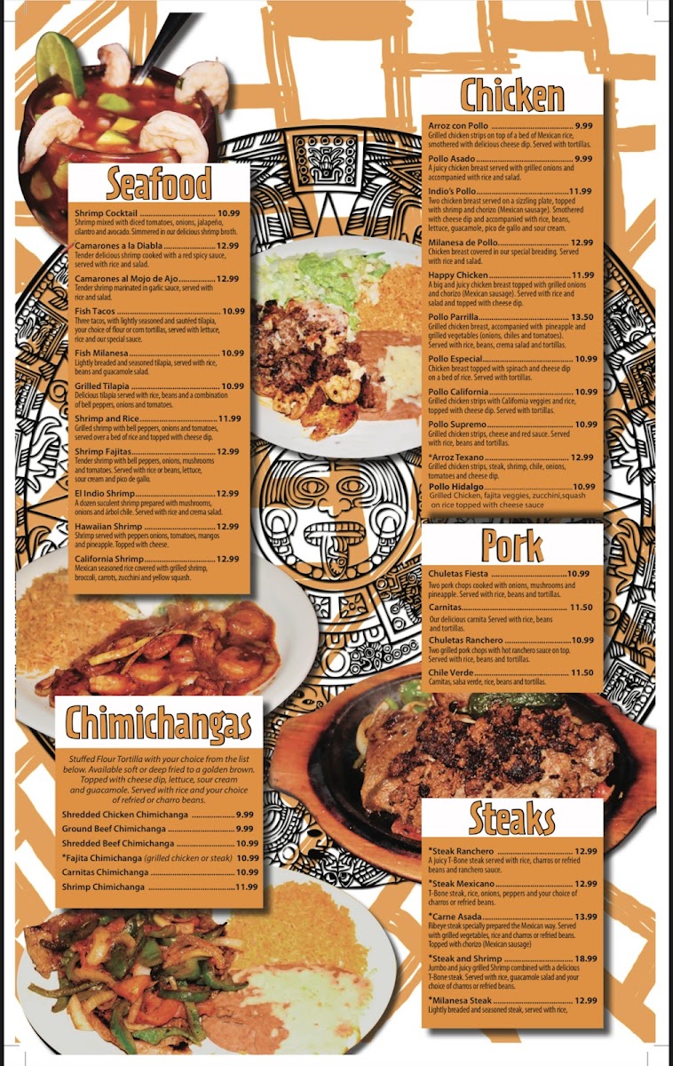 El Indio Mexican Bar & Grill Photo Menu 5