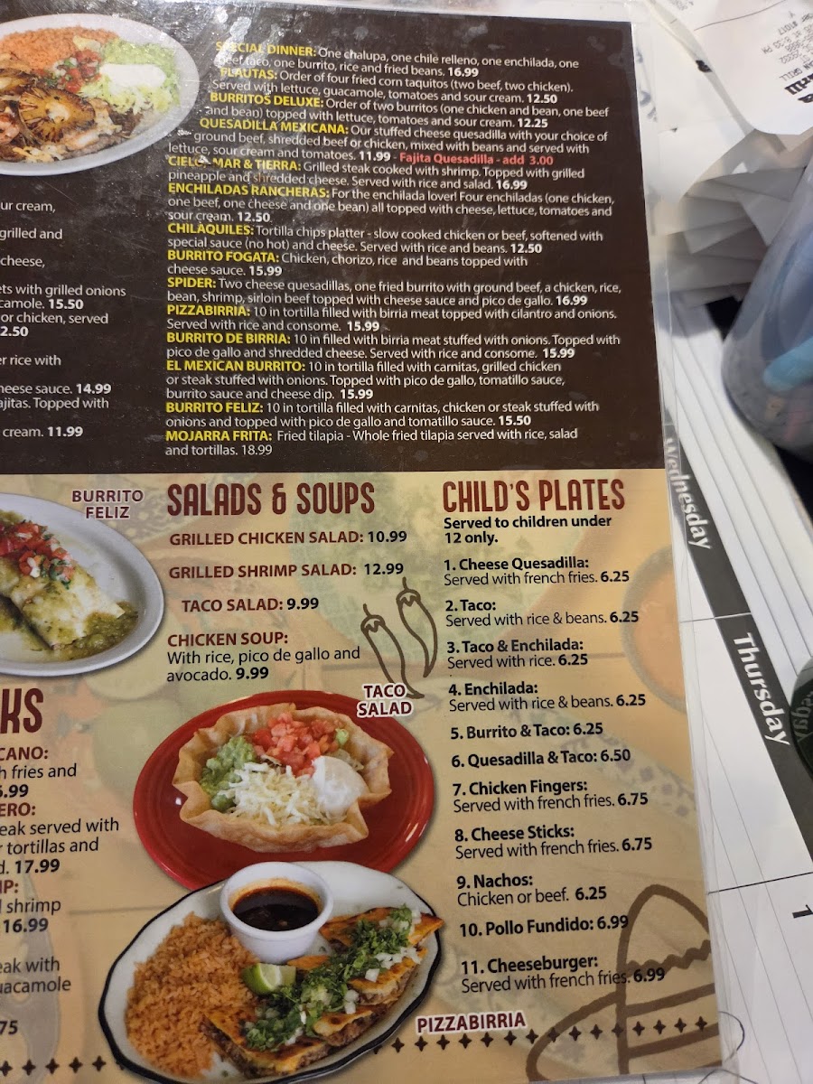Mi Casita Mexican Grill Photo Menu 1