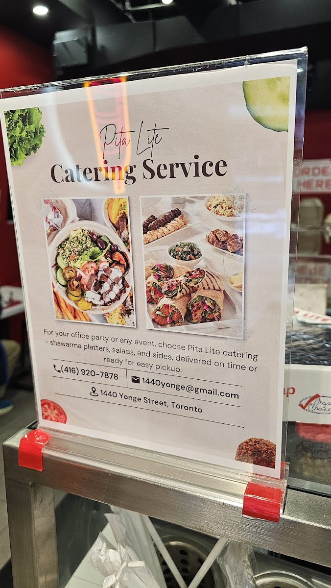 Pita Lite Shawarma Photo Menu 1