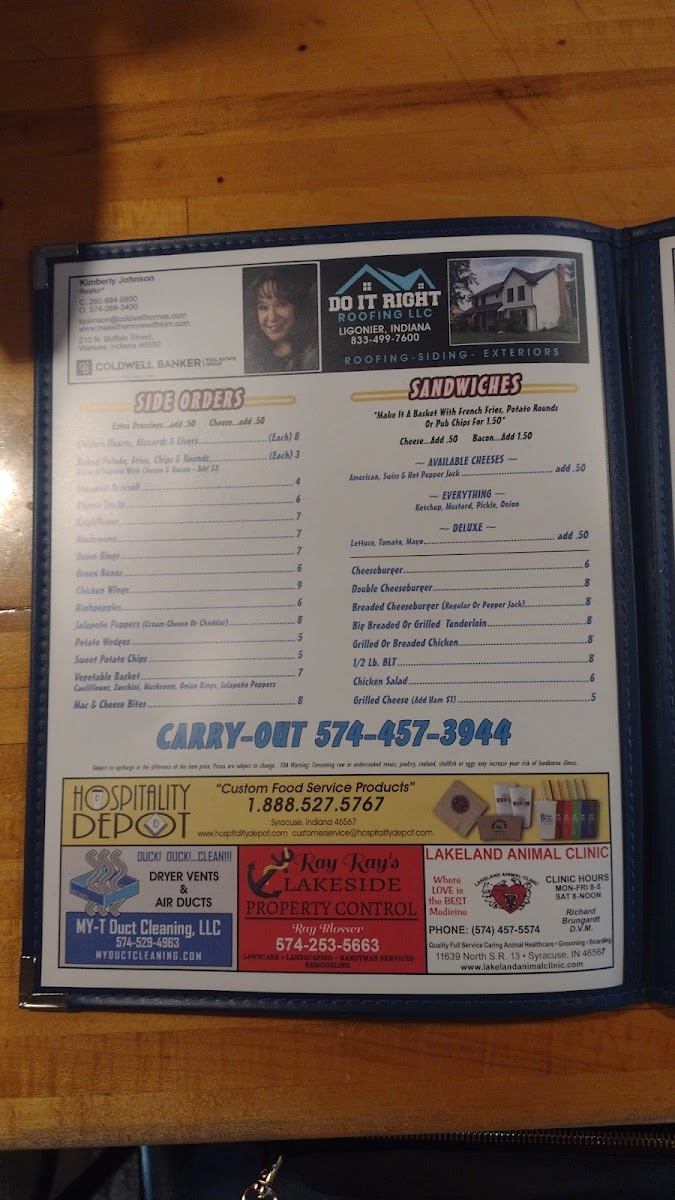 Louie's Bar & Grill Photo Menu 5
