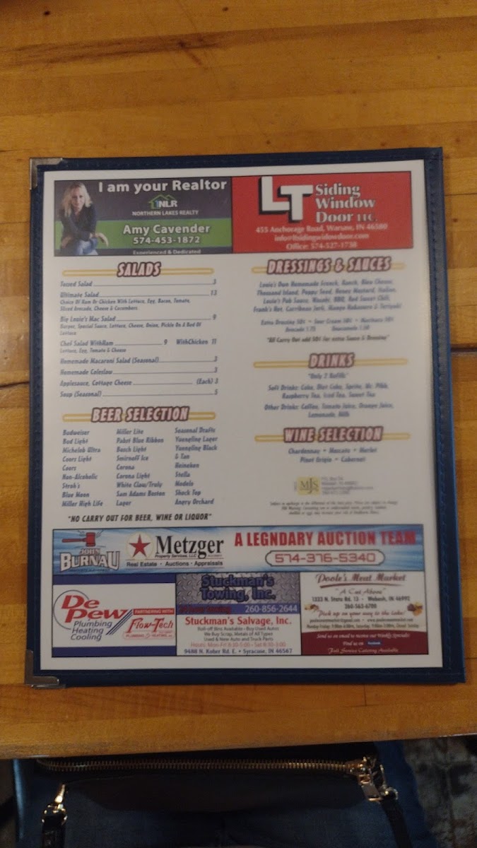 Louie's Bar & Grill Photo Menu 6