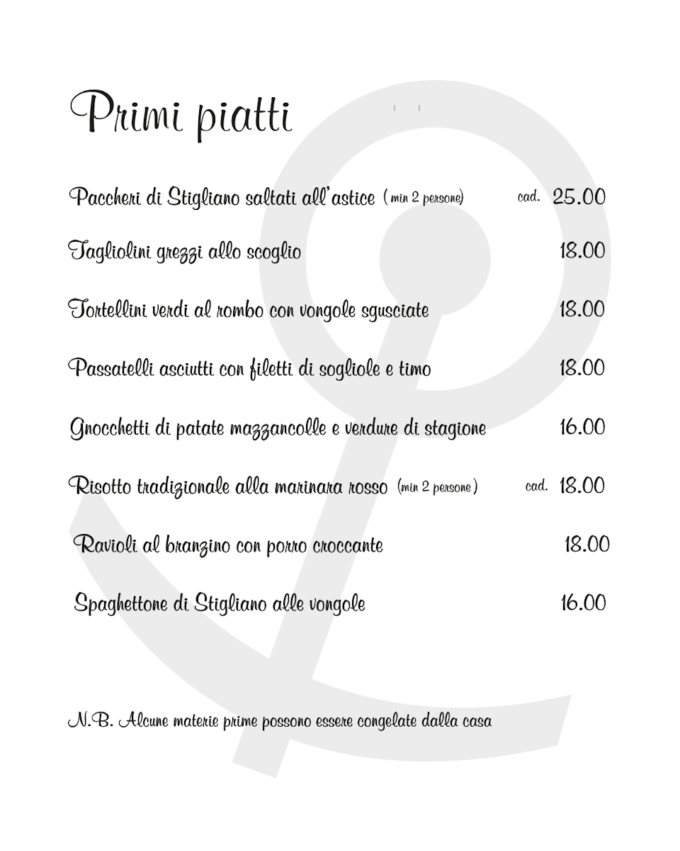 Ristorante Prua Photo Menu 3