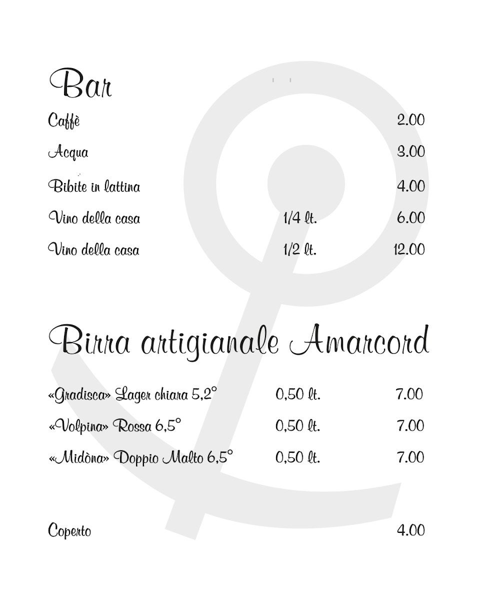 Ristorante Prua Photo Menu 4