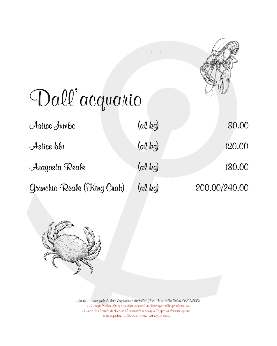 Ristorante Prua Photo Menu 5