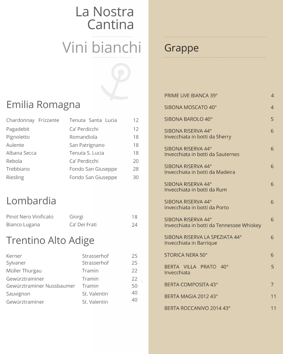Ristorante Prua Photo Menu 6