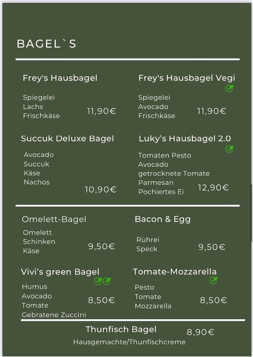 Freys Café & Brunch Photo Menu 2