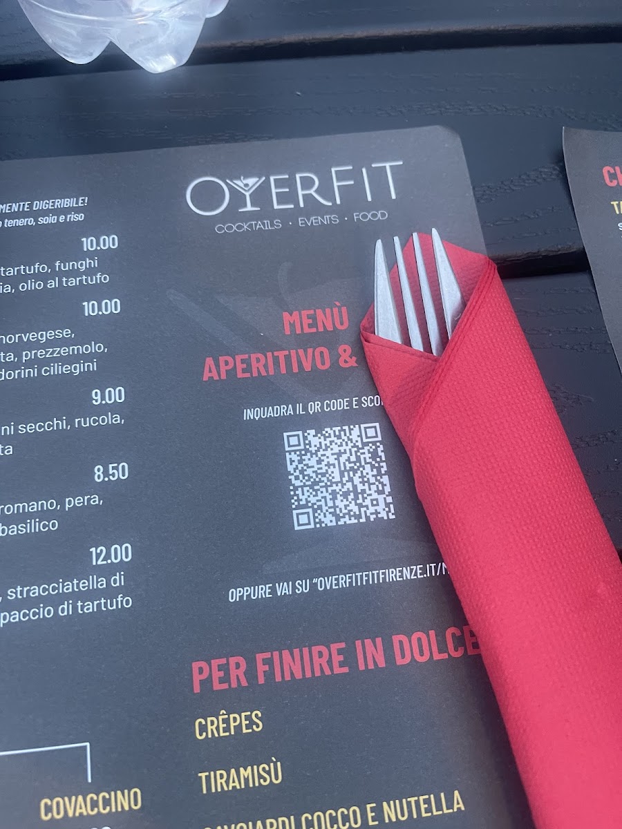 OverFit Firenze | Cocktails • Events • Food Photo Menu 6